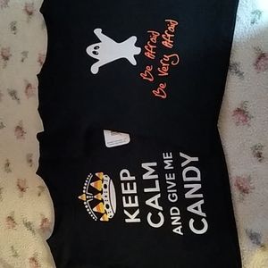 Unisex NWT Little Teez 6 month old tee shirt Halloween logos new with tags 2 pk